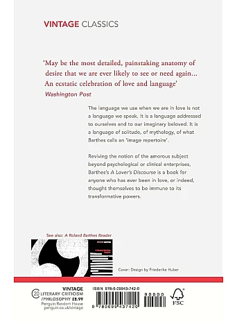 A Lover's Discourse. Roland Barthes