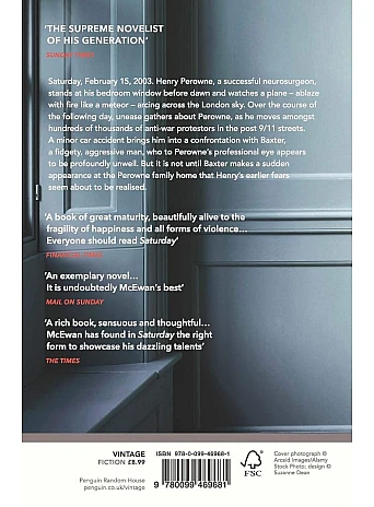 Saturday. Ian McEwan