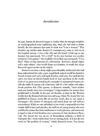 The Second Sex. Simone de Beauvoir
