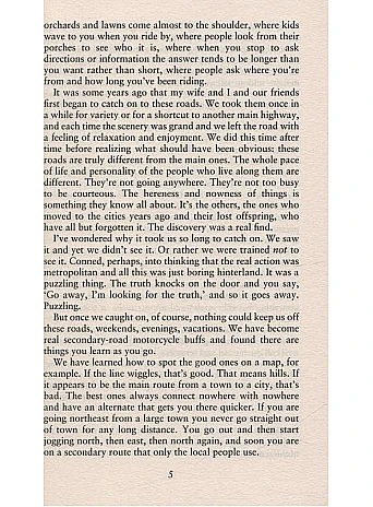 Zen and the Art of Motorcycle Maintenance. An Inquiry Into Values