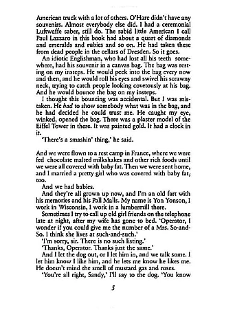 Slaughterhouse 5. Kurt Vonnegut
