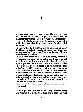 Slaughterhouse 5. Kurt Vonnegut