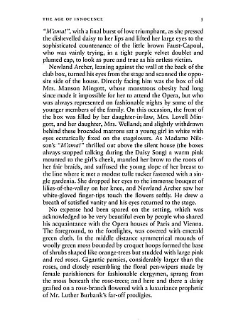 The Age of Innocence. Edith Wharton