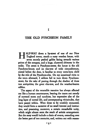 The House of the Seven Gables. Nathaniel Hawthorne