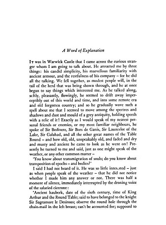 A Connecticut Yankee at King Arthur's Court