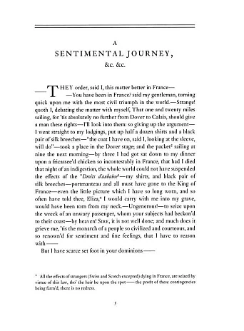 A Sentimental Journey