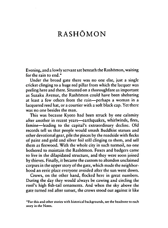Rashomon and Seventeen Other Stories. Ryunosuke Akutagawa