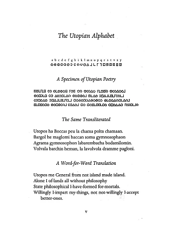 Utopia. Thomas More