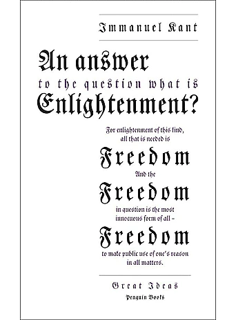 An Answer to the Question. 'What is Enlightenment?'