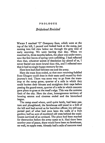 Brideshead Revisited. Evelyn Waugh