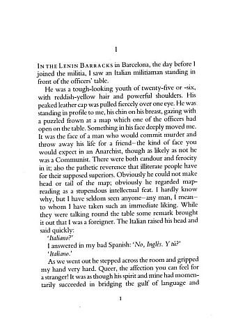 Homage to Catalonia. George Orwell