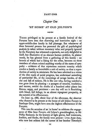 The Forsyte Saga Volume 1. John Galsworthy