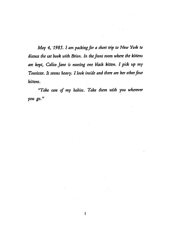 The Cat Inside. William S. Burroughs