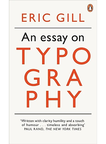 An Essay on Typography. Eric Gill