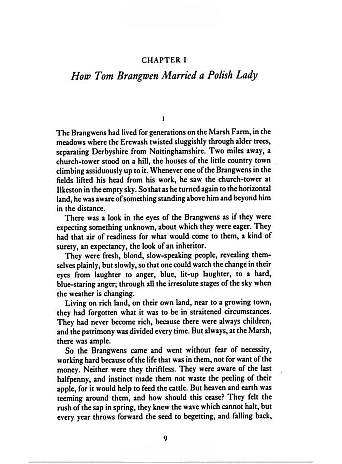 The Rainbow. D. H. Lawrence