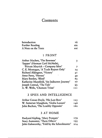 The Book of First World War Stories