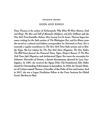 Gods and Kings. Dana Thomas