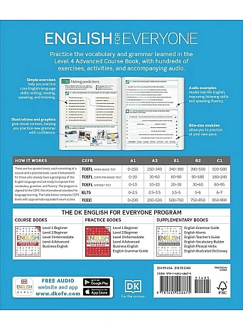 English for Everyone Practice Book Level 4 Advanced : A Complete Self-Study Programme