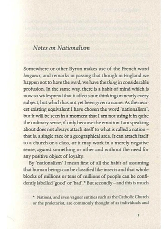 Notes on Nationalism. George Orwell