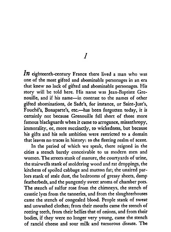 Perfume. Patrick Suskind