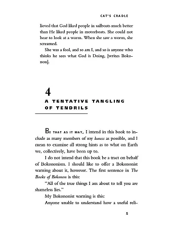 Cats Cradle. Kurt Vonnegut