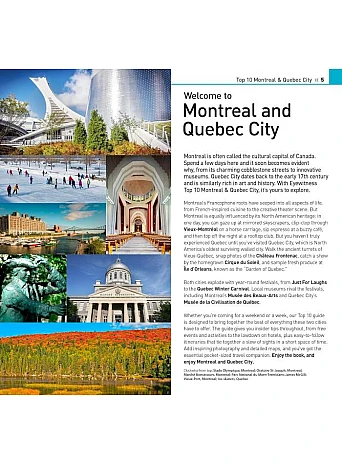 Top 10 Montreal and Quebec City