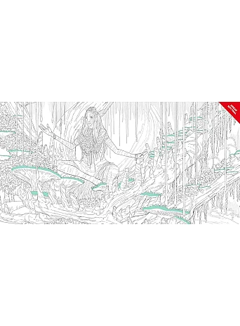 Avatar Bioluminescent Colouring Book