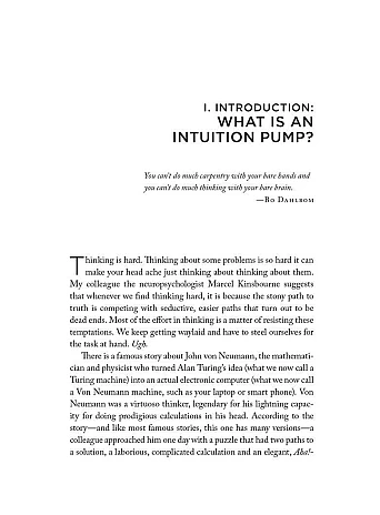 Intuition Pumps and Other Tools for Thinking