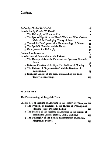 The Philosophy of Symbolic Forms. Volume 1 Language