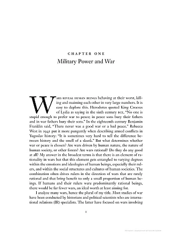 On Wars. Michael Mann