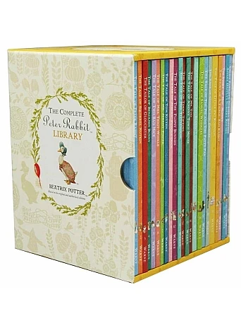 The Complete Peter Rabbit Library Box Set With 23 Volumes
