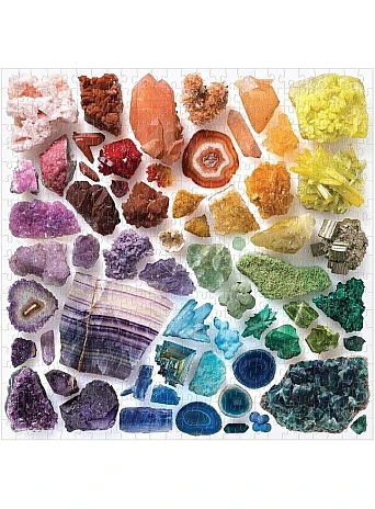 Rainbow Crystals 500 Piece Puzzle