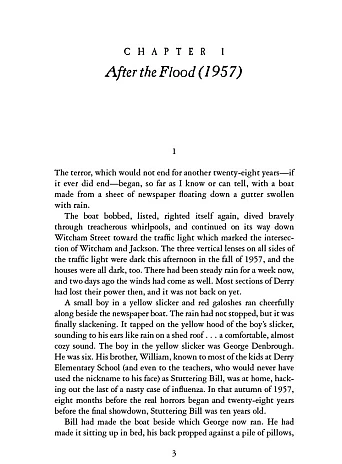 IT: The classic book from Stephen King