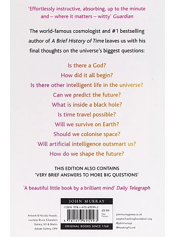 Brief Answers to the Big Questions: the final book from Stephen Hawking