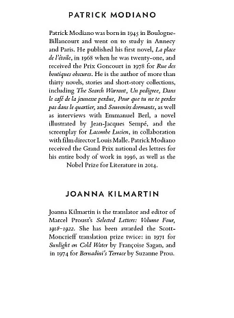 The Search Warrant. Patrick Modiano
