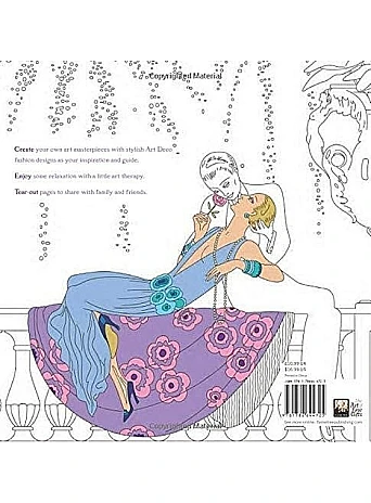 Art Deco Fashion (Art Colouring Book) : Make Your Own Art Masterpiece