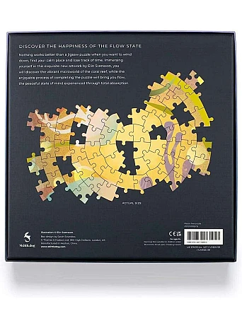 Reef Dream. A Flow State Circular Jigsaw Puzzle