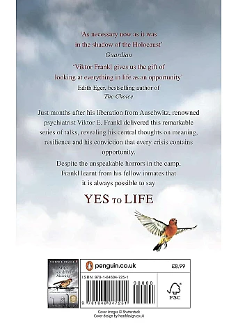Yes To Life In Spite of Everything. Viktor Frankl