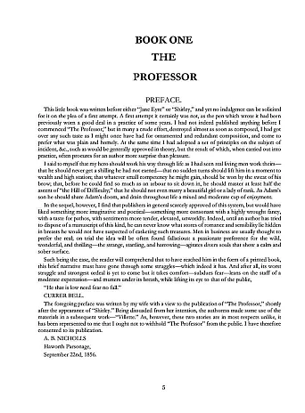 Shirley, The Professor