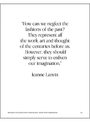 Jeanne Lanvin. Fashion Pioneer
