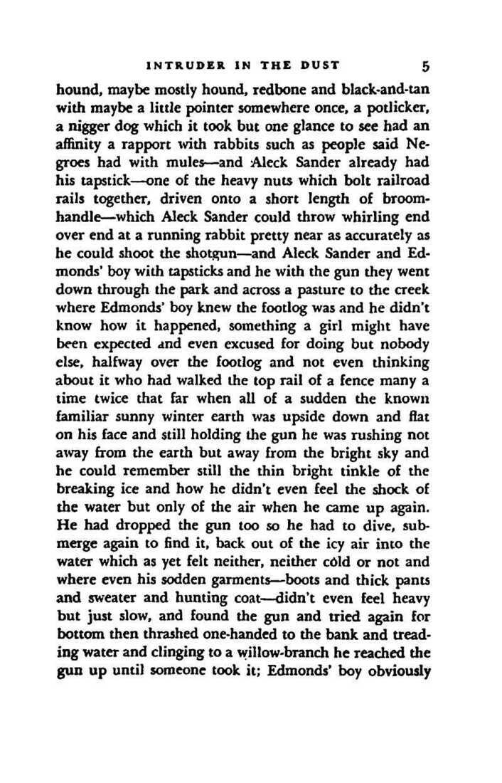 Intruder In The Dust. William Faulkner Intruder In The Dust. William Faulkner