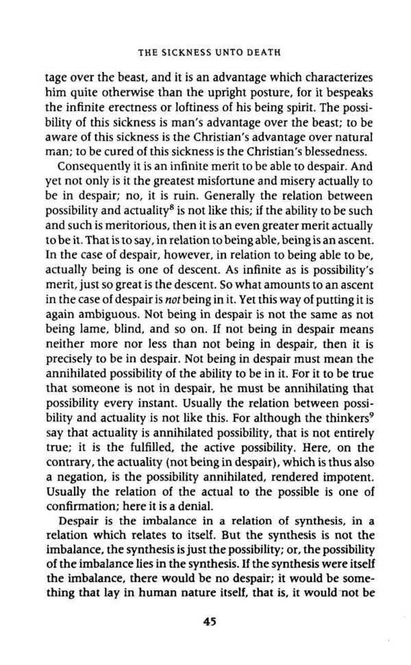 The Sickness Unto Death. Soren Kierkegaard The Sickness Unto Death. Soren Kierkegaard