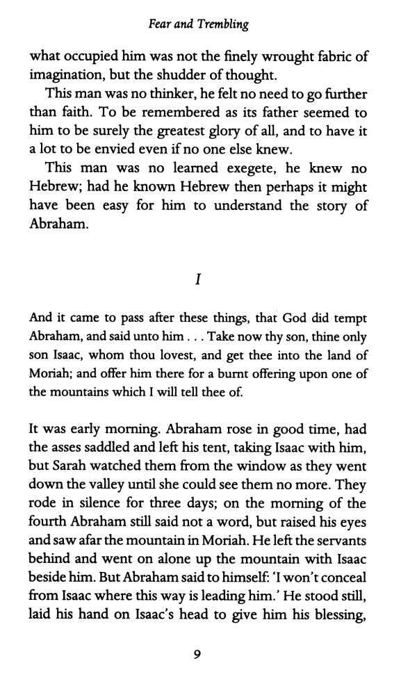 Fear and Trembling. Soren Kierkegaard Fear and Trembling. Soren Kierkegaard