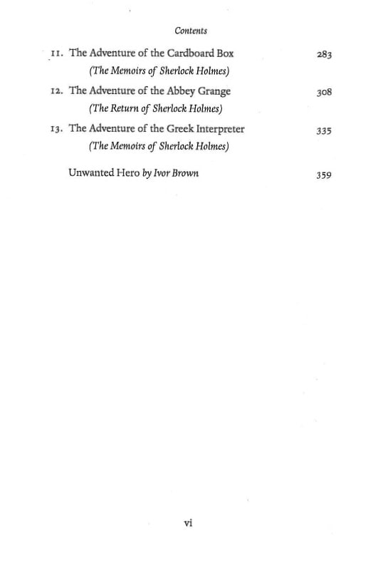 The Adventure of the Engineer's Thumb and Other Cases