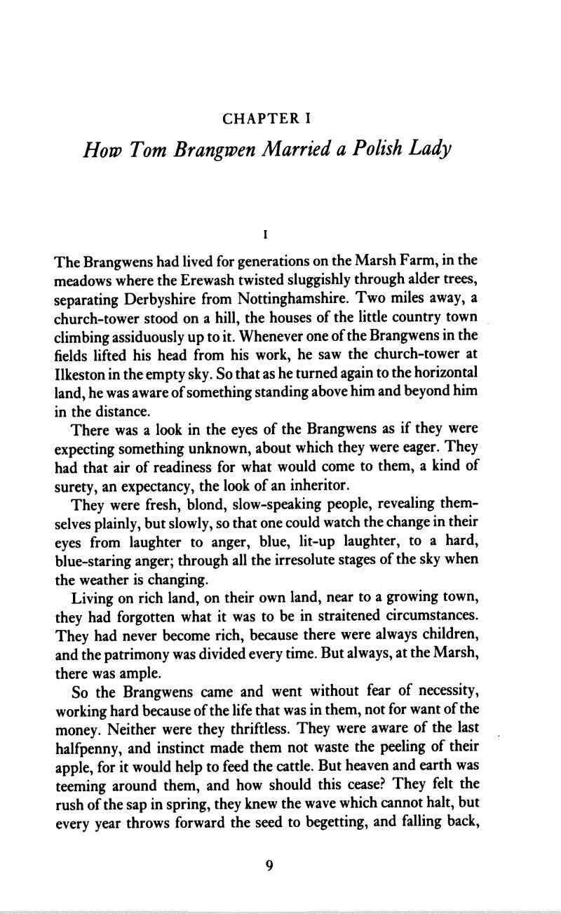 The Rainbow. D. H. Lawrence The Rainbow. D. H. Lawrence