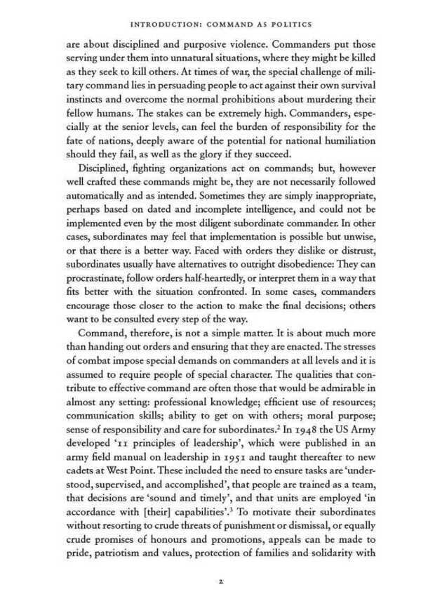 Command. The Politics of Military Operations from Korea to Ukraine Command. The Politics of Military Operations from Korea to Ukraine