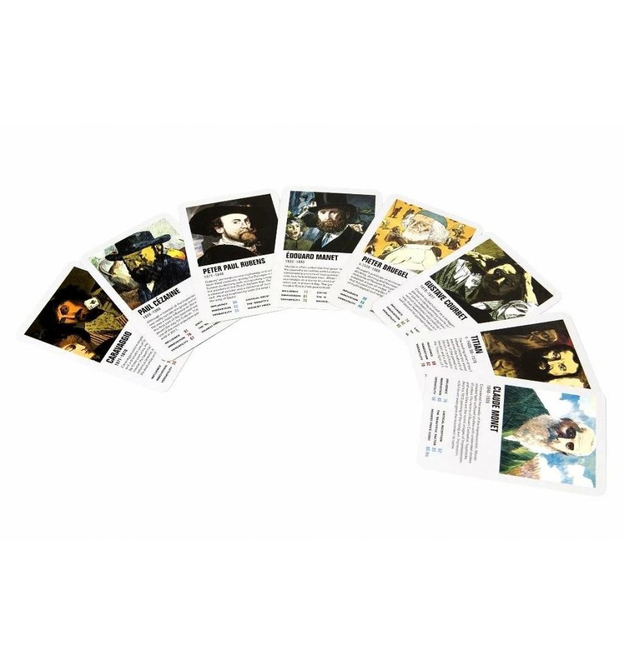 Clash of the Titians : Old Masters Trump Game Clash of the Titians : Old Masters Trump Game