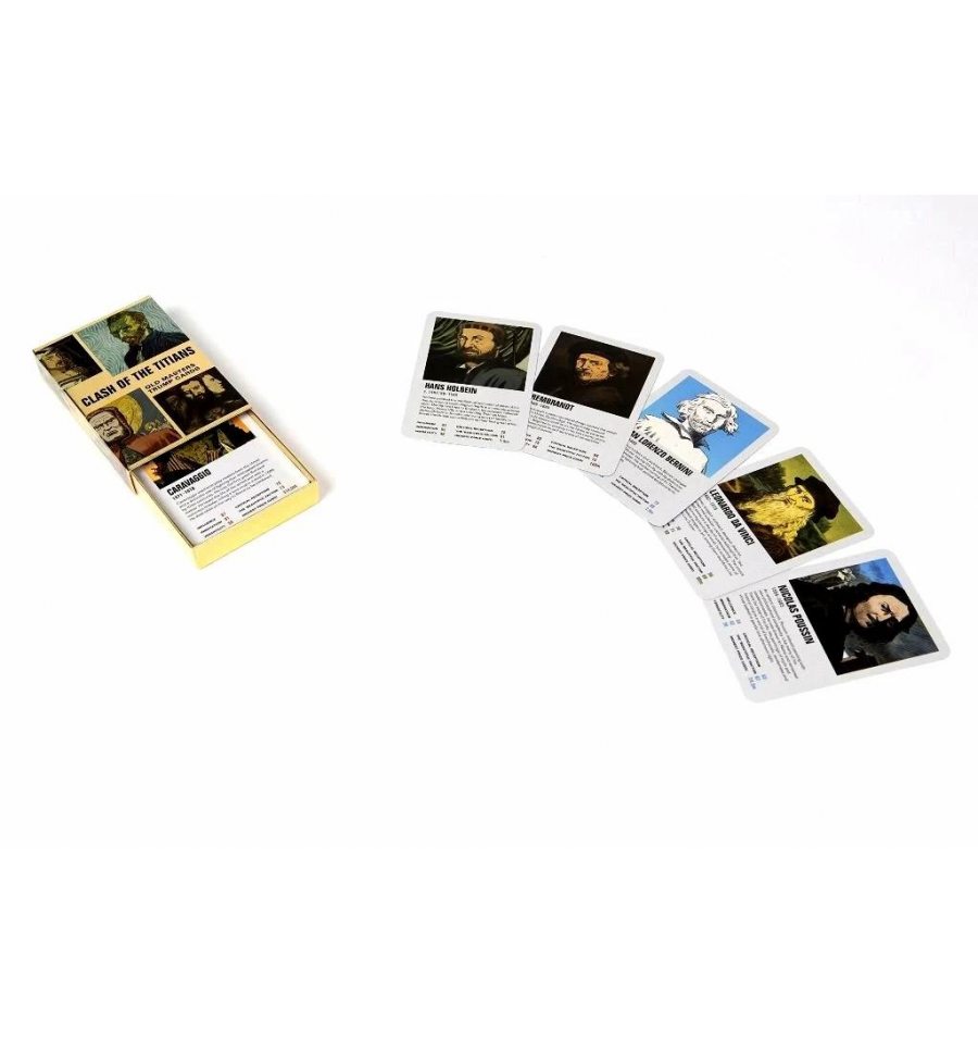 Clash of the Titians : Old Masters Trump Game Clash of the Titians : Old Masters Trump Game