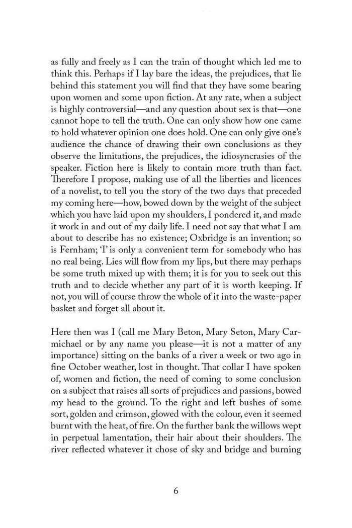 A Room of One’s Own. Virginia Woolf A Room of One’s Own. Virginia Woolf
