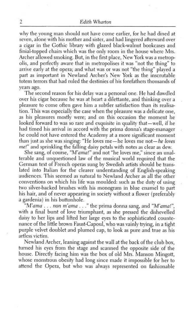 The Age Of Innocence. Edith Wharton The Age Of Innocence. Edith Wharton